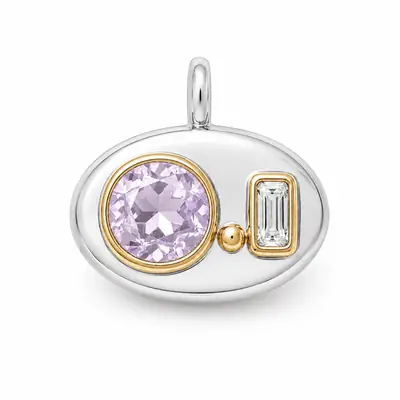 The Lover personalized BooBoos gemstone pet charm option