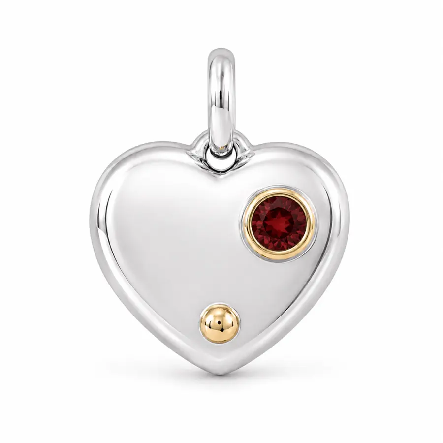 The Puffed Heart gemstone variation