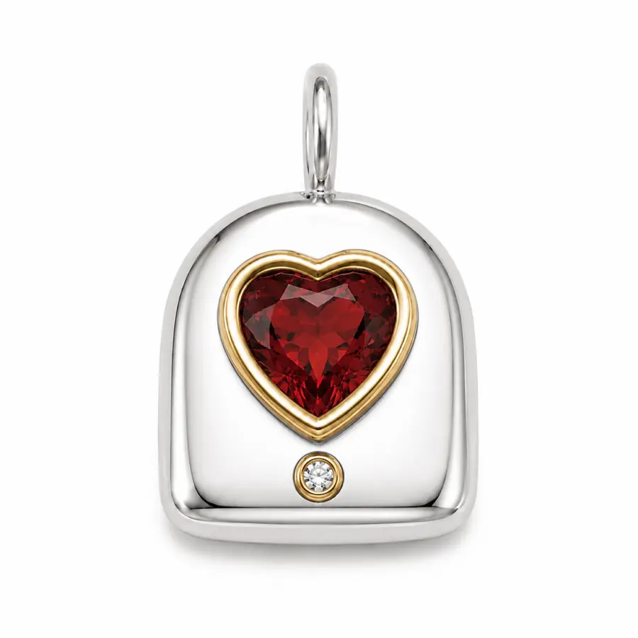 The Devoted front charm close-up