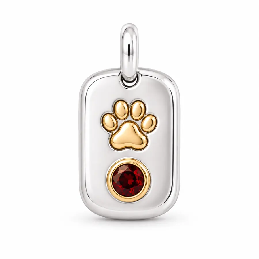 The Lucky Paw front charm close-up