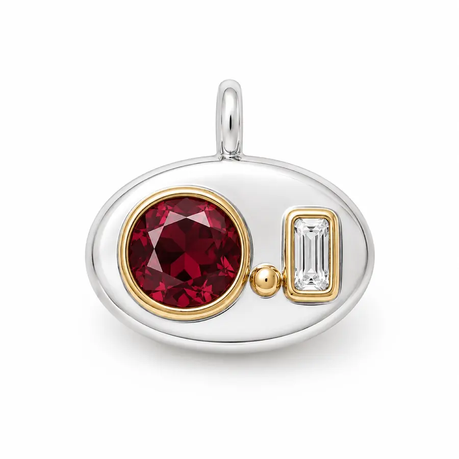 The Lover front charm close-up